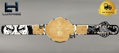 Sting Big Gold World Heavyweight Championship Belt Wrestling 4mm Diecast