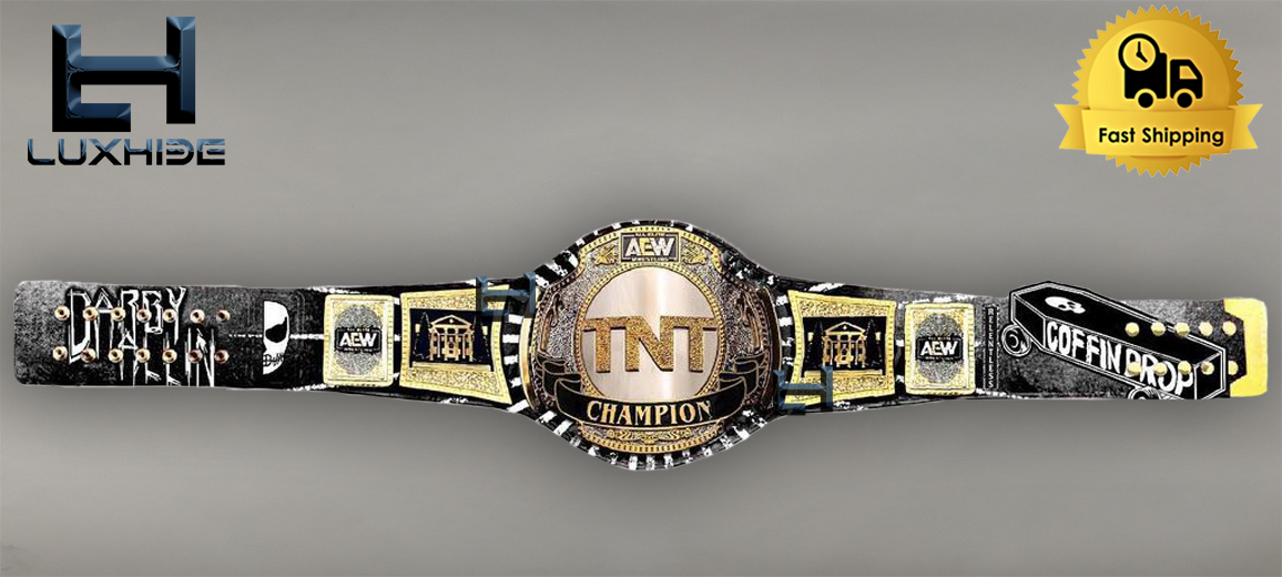 Custom Darby Allin AEW TNT Championship Belt Wrestling 2mm Brass